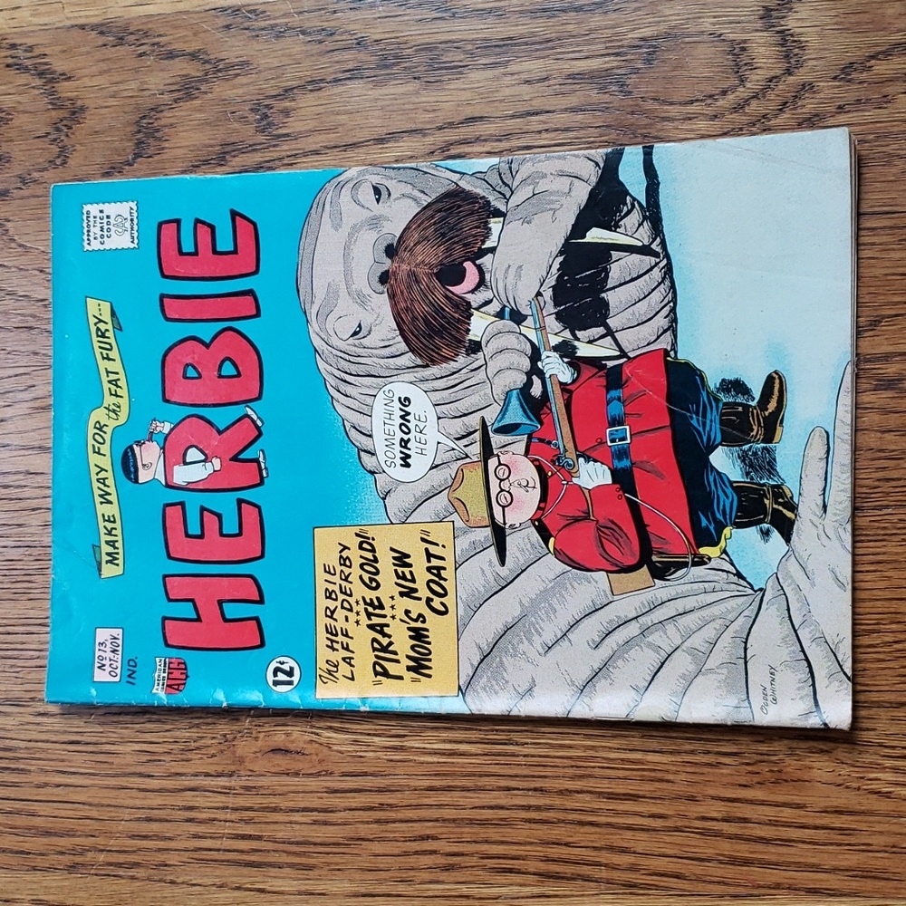 Vintage 60s Herbie No. 13 American Comics Group Comic Book